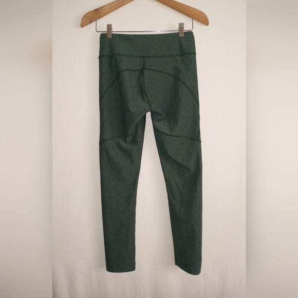 Outdoor Voices Green Athletic Athleisure Workout Leggings Green Small - Picture 3 of 4